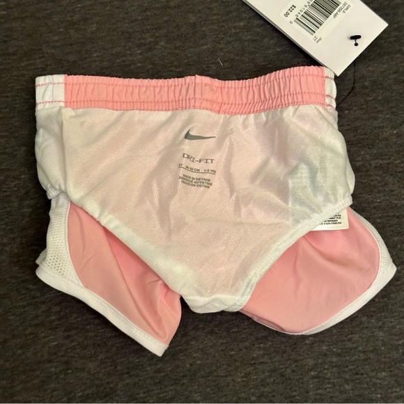 New! Nike Tempo Shorts Girls Size 2T Pink Athletic Dri Fit - Picture 8 of 9